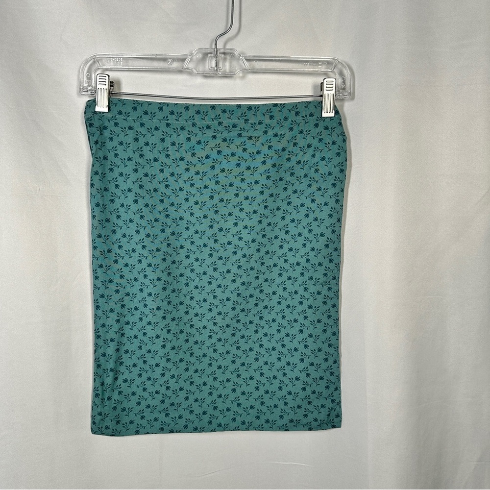 April Cornell Floral Rayon Crossbody Tote Bag Teal Cottagecore Boho Style - Picture 4 of 7